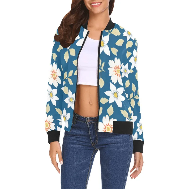 All Over Print Bomber Jacket for Women ( H19) Women's fall jackets