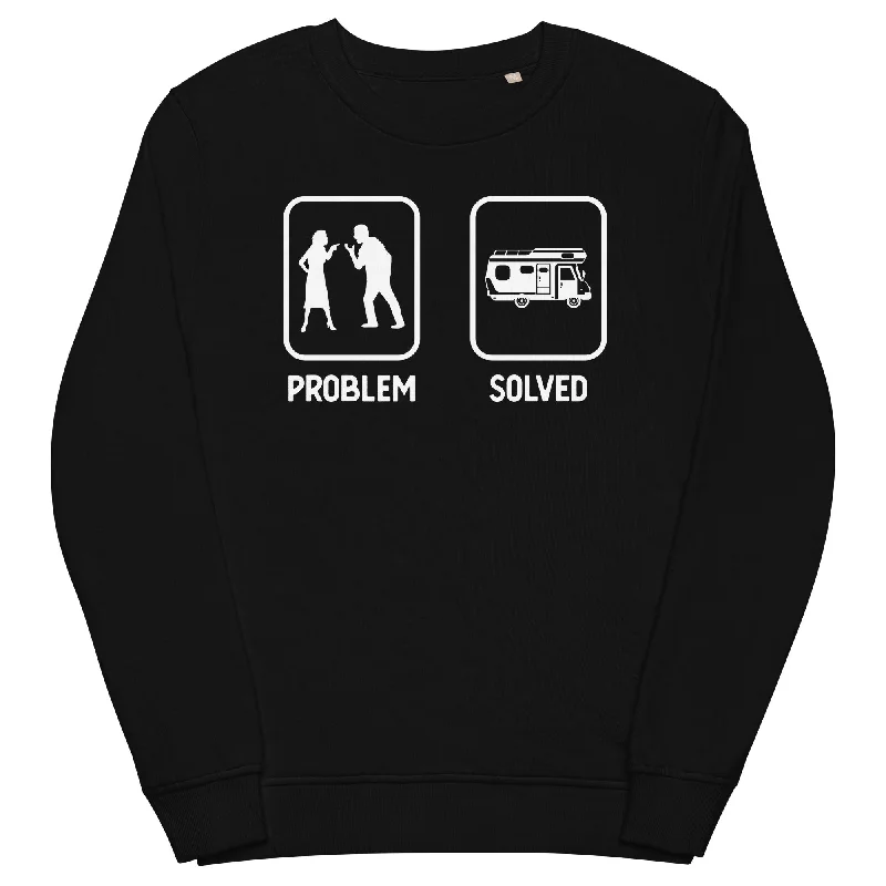 Problem Solved - Camping Van - Unisex Premium Organic Sweatshirt Pullover Hoodie Sweatshirt