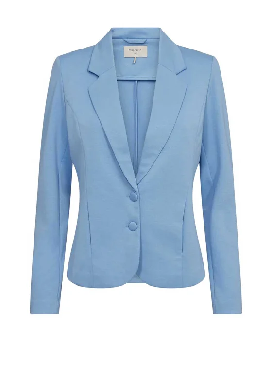 Freequent Nanni Form Fitting Blazer, Nebulas Blue Women's edgy jackets