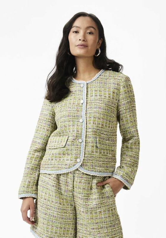 Y.A.S Tweedsta Boucle Long Sleeve Jacket, Omphalodes Women's best value jackets