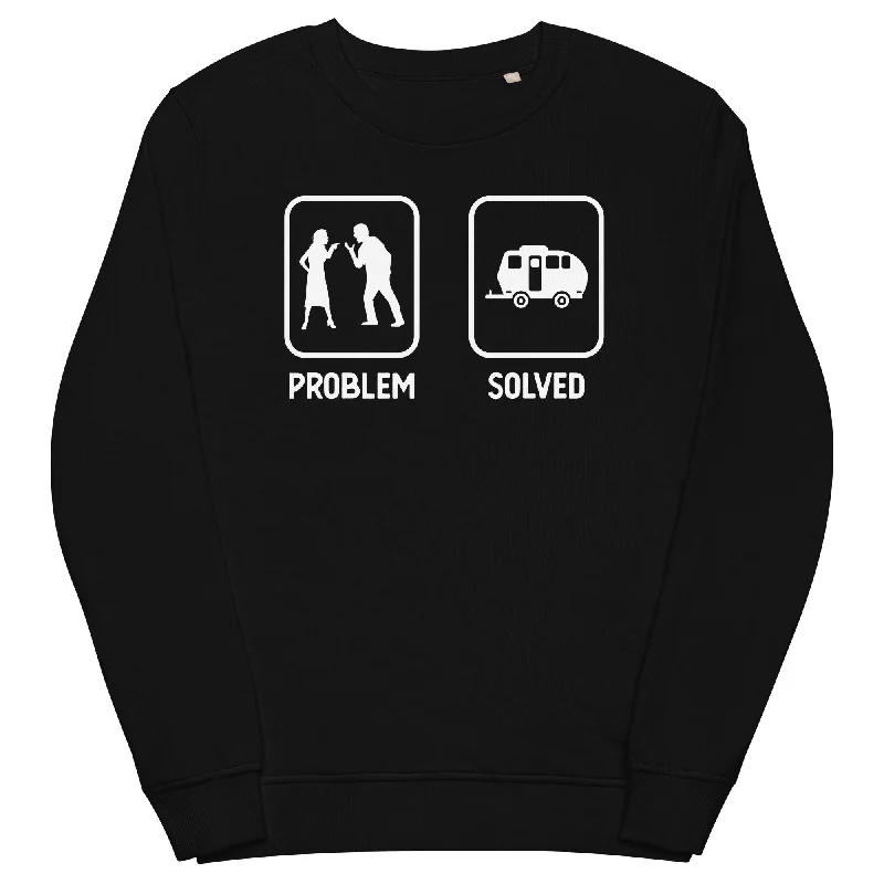 Problem Solved - Camping Caravan - Unisex Premium Organic Sweatshirt Casual Sweatshirts for Women