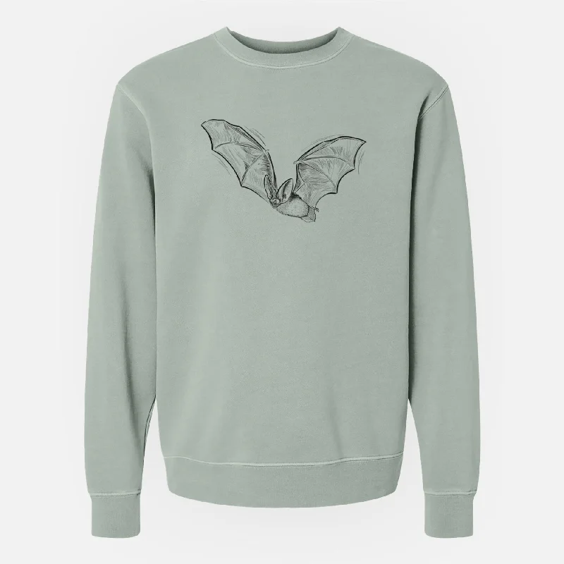 Spotted Bat - Euderma maculatum - Unisex Pigment Dyed Crew Sweatshirt Cozy Hoodies & Sweatshirts