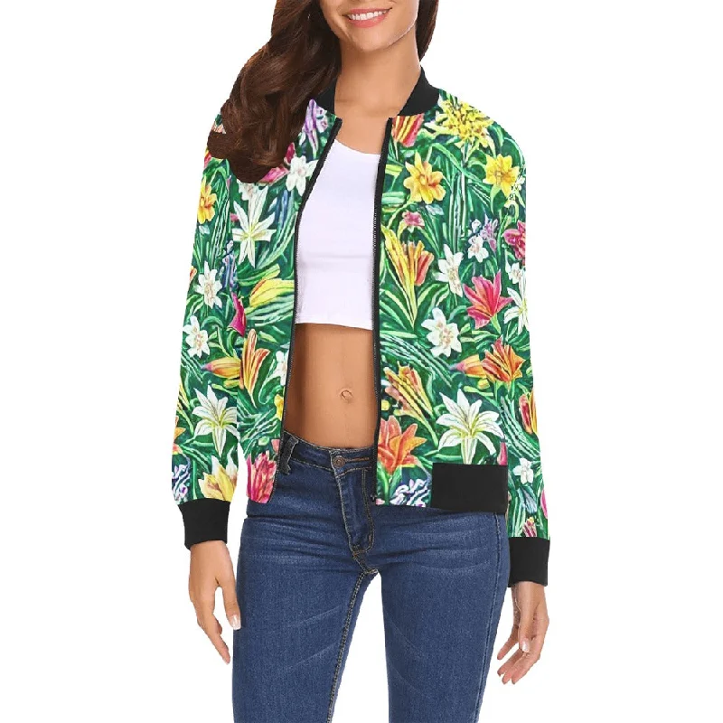 All Over Print Bomber Jacket for Women ( H19) Women's Levi’s jackets