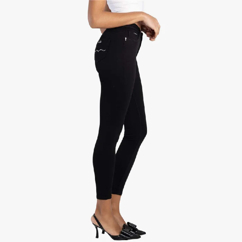 Sissy Boy Mid Waist Basic Skinny Jean Black