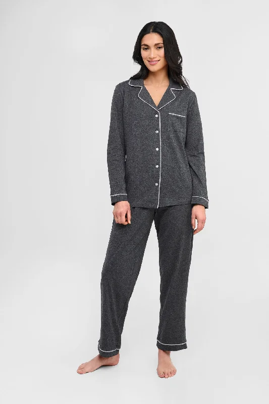 Pyjama 2-pièces chemise et pantalon coton - Femme Cozy pajama sets