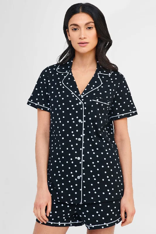 Pyjama 2-pièces chemise et short coton - Femme Budget-friendly pajama sets