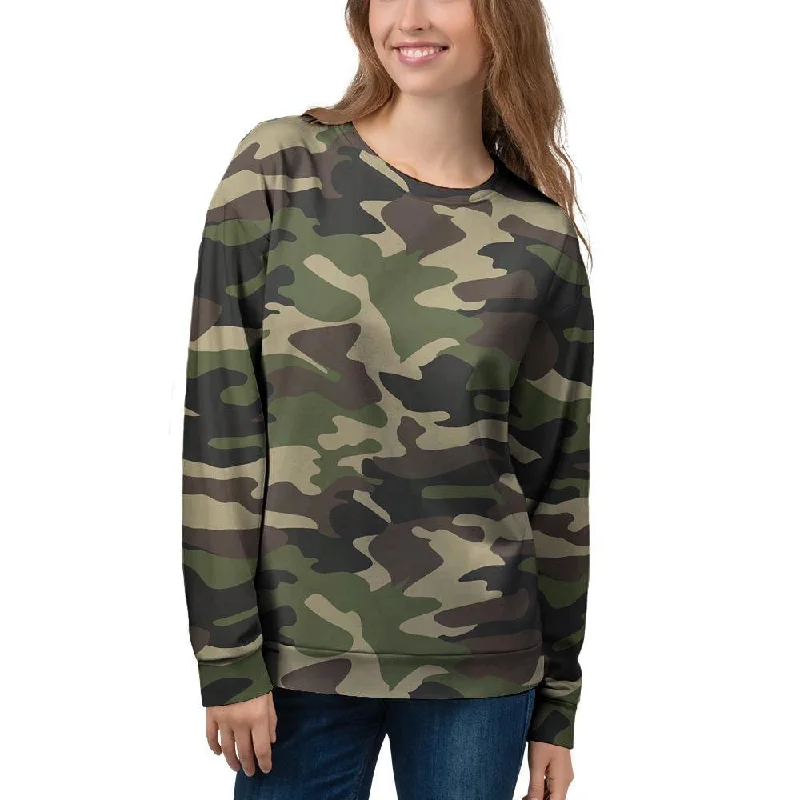 Camo Camouflage Print Women's Sweatshirt Patagonia sweaters