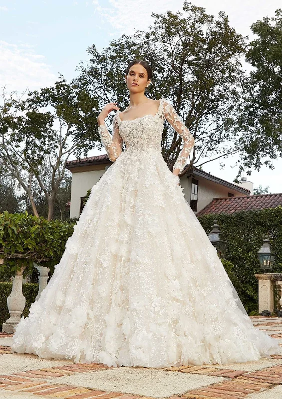 Morilee Fleurette Wedding Dress Modern Lace Gown