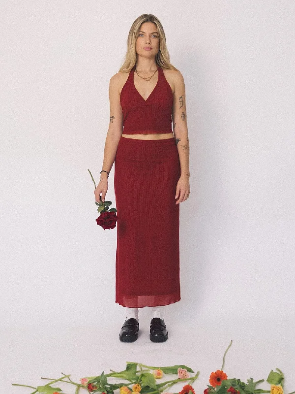 Levitation Mesh Skirt - Red Dahlia Party unclassified skirts