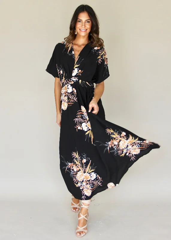 Idaho Maxi Dress - Black Clubbing maxi dresses