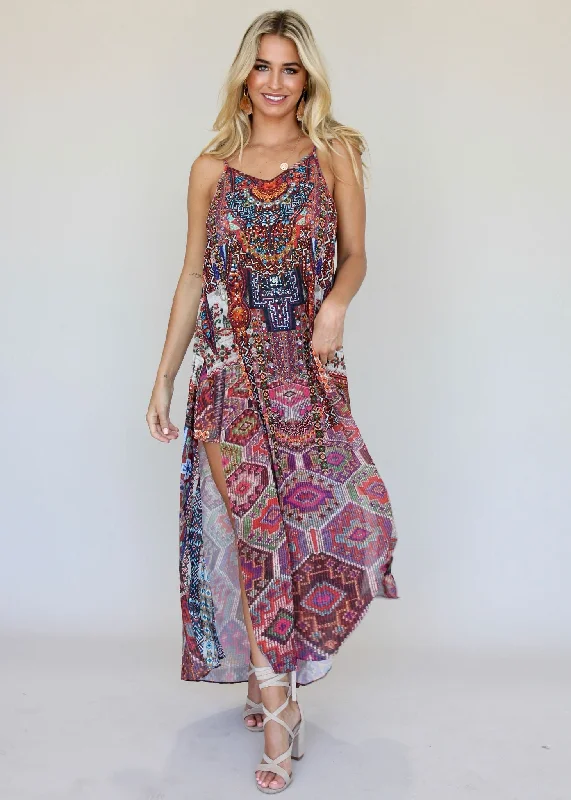 Lost Lotus Chiffon Maxi - Moroccan Forever 21 maxi dresses