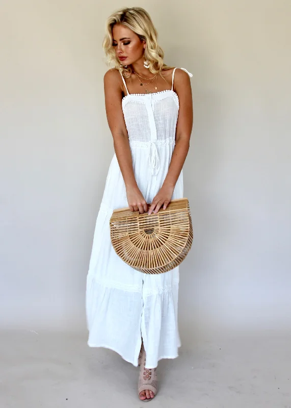 Kyoto Maxi Dress - White Chic maxi dresses