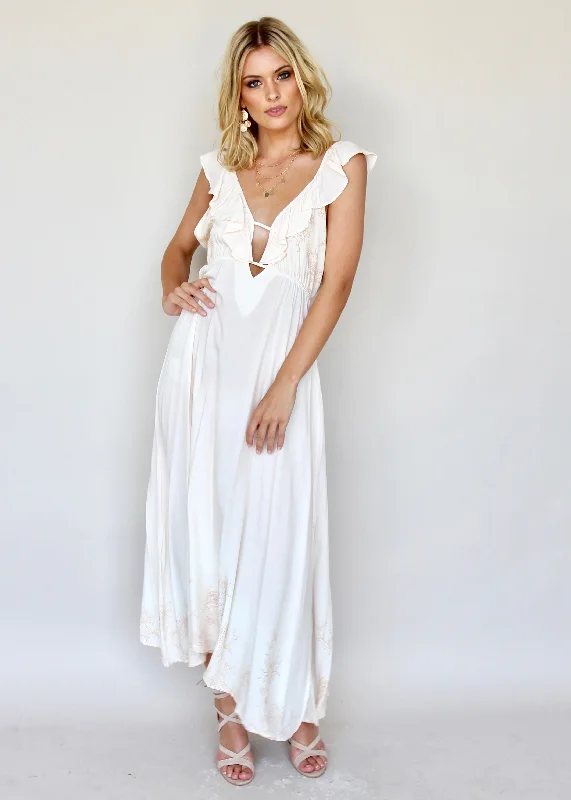 Western Skyline Maxi Dress - Honey Glow Cheap maxi dresses