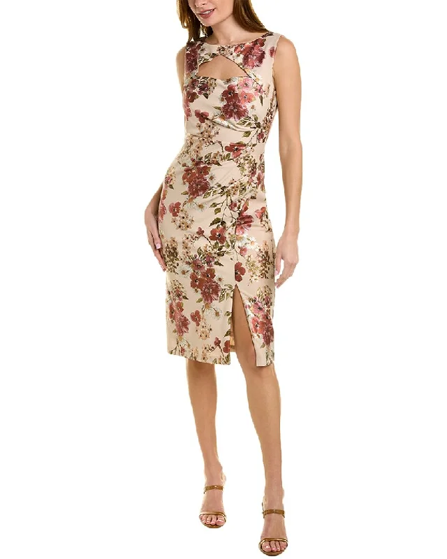 Adrianna Papell Sheath Dress Silk unclassified dresses