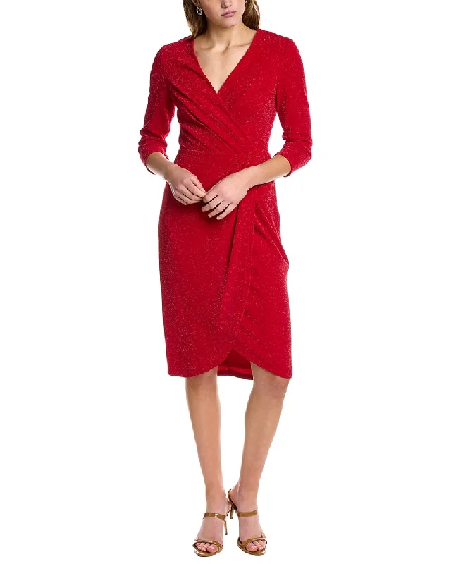 Adrianna Papell Wrap Dress Holiday unclassified dresses