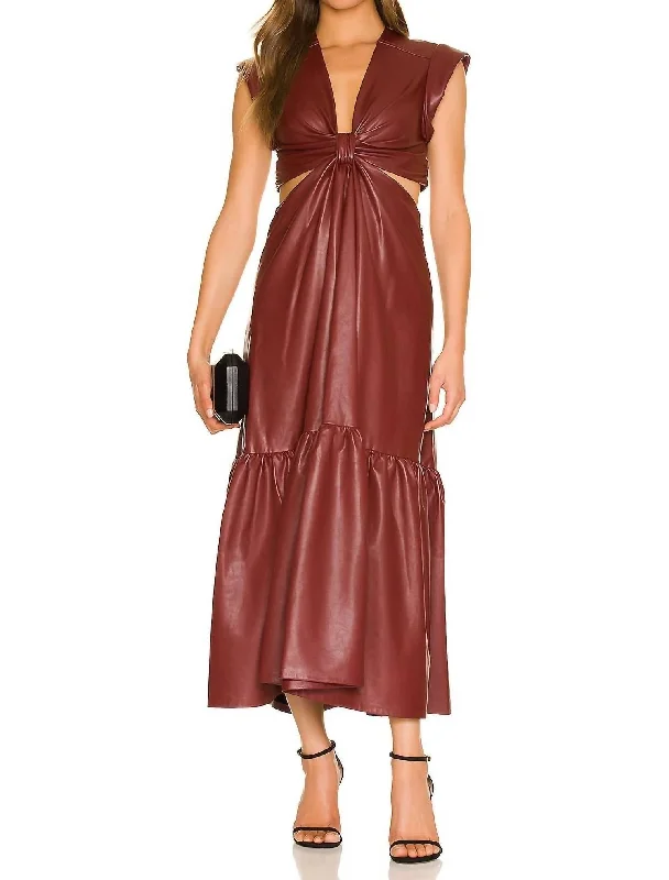 Alexandria Dress in Cranberry Bodycon unclassified dresses