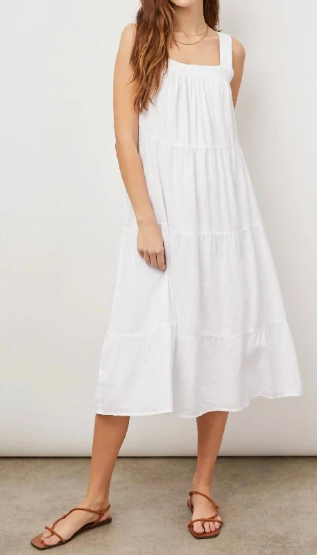 Amaya Dress in Bright White Club unclassified dresses