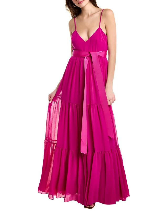 Badgley Mischka Tiered Gown Embroidered unclassified dresses