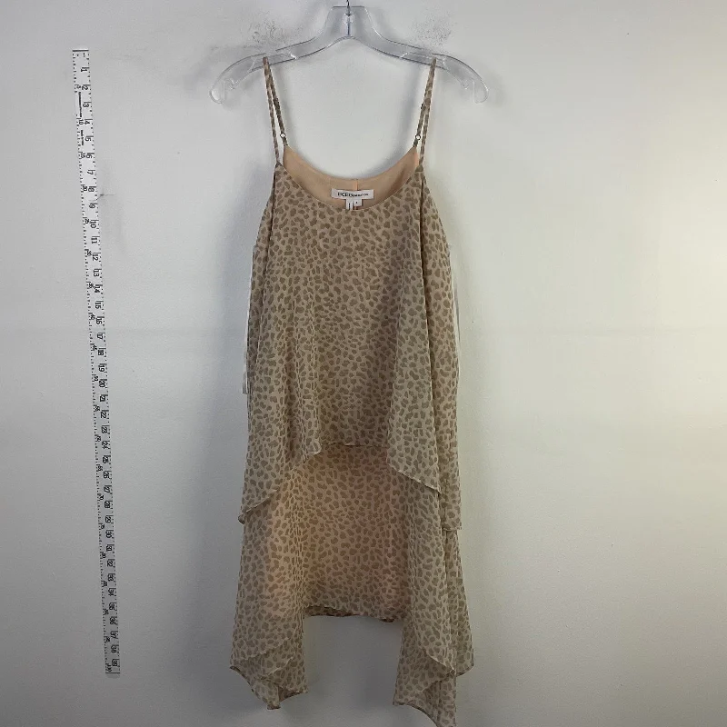 BCBGeneration Beige Cheetah Print Fit & Flare Dress - Women's Size S Plus size unclassified dresses