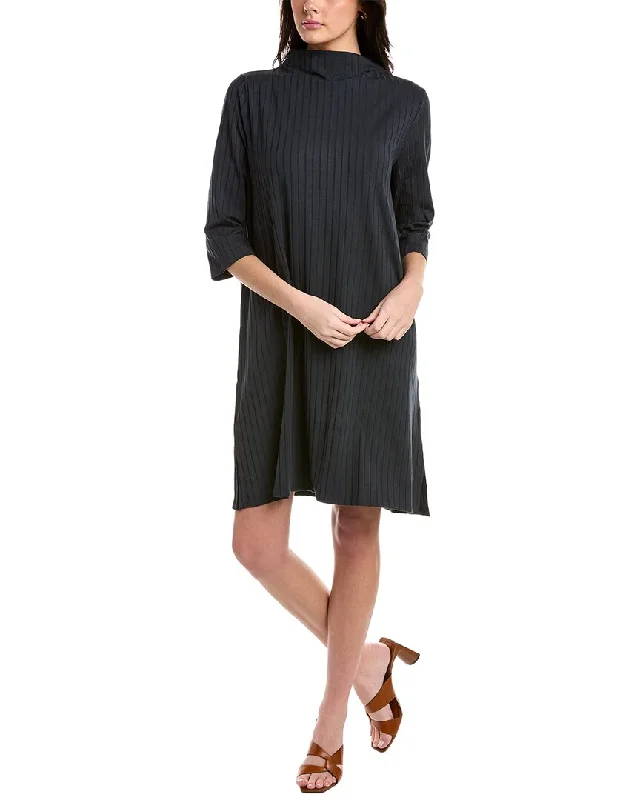 EILEEN FISHER Funnel Neck Dress Petite unclassified dresses