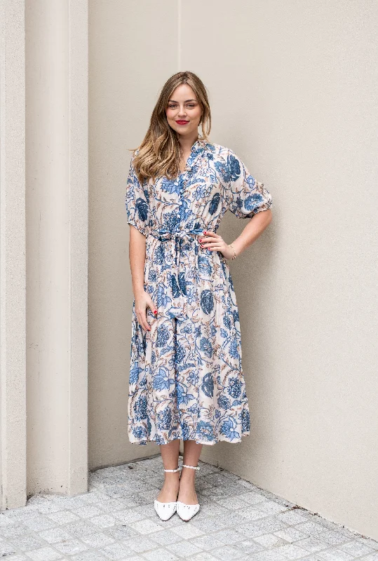 Elaine Dress | Blue Lightweight unclassified dresses