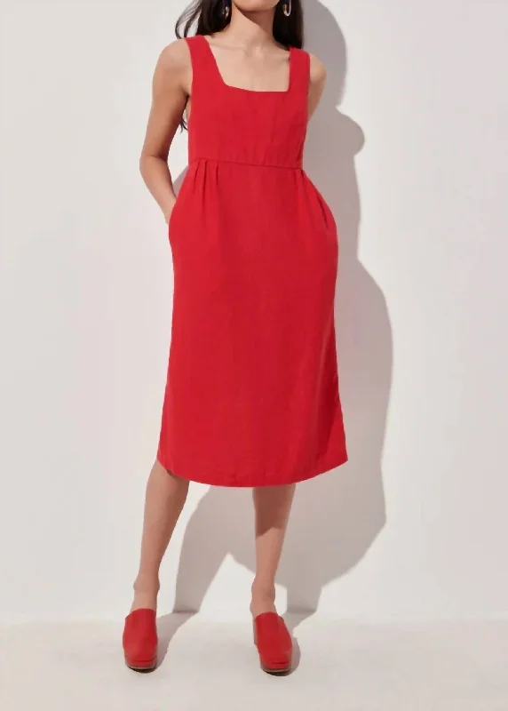 Elmira Dress in Red Unique unclassified dresses