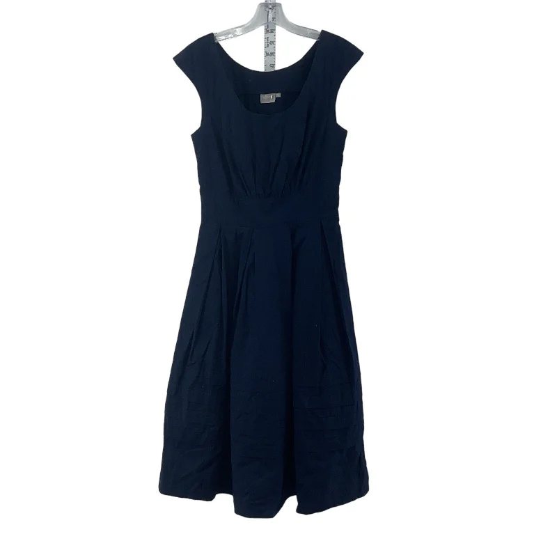 eShakti Womens Blue A-Line Dress 100% Cotton Size S Preowned Budget-friendly unclassified dresses