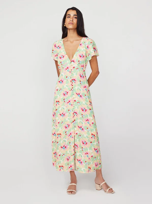 Gertrude Primrose Print Tea Dress Summer unclassified dresses