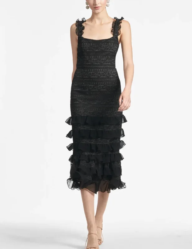 Graziella Dress in Black Silk unclassified dresses