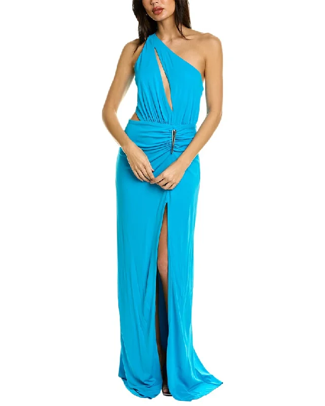 Halston Ivanna Gown Silk unclassified dresses