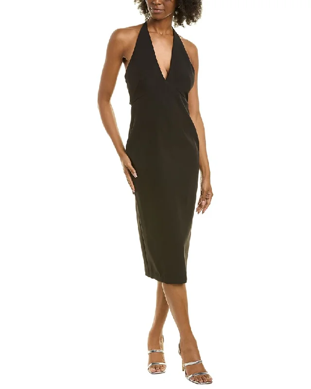 Halston Wyatt Solid Dress Office unclassified dresses