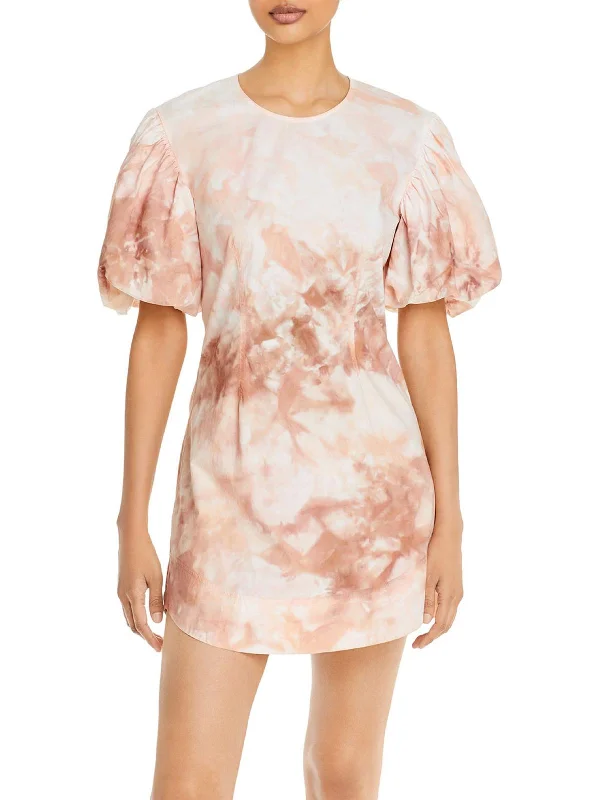 Jess Womens Cotton Tie-Dye Shift Dress Trendy new unclassified dresses