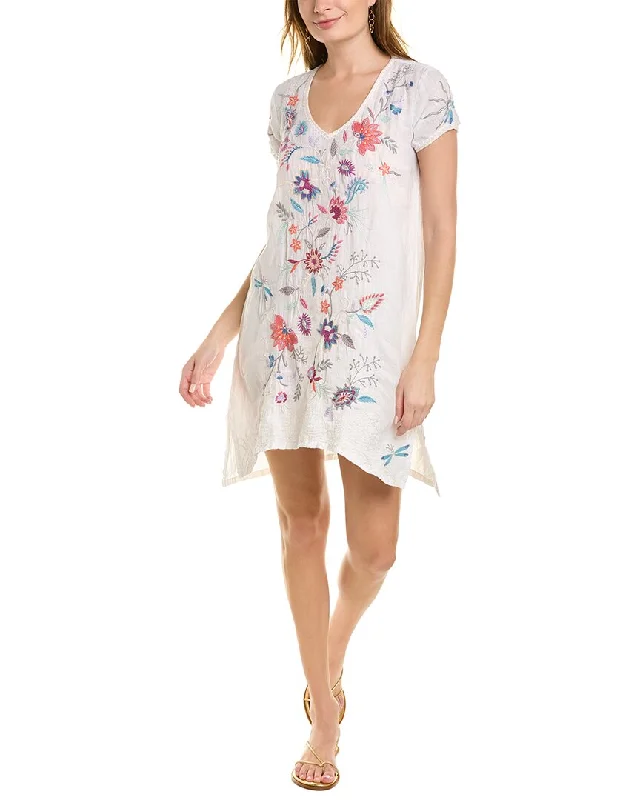 Johnny Was Phoebe Drape Tunic Dress Stylish unclassified dresses