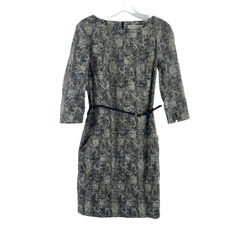 MM. LaFleur Abstract Print Belted Shift Dress Women’s Size 6 Cotton Blend Preppy unclassified dresses