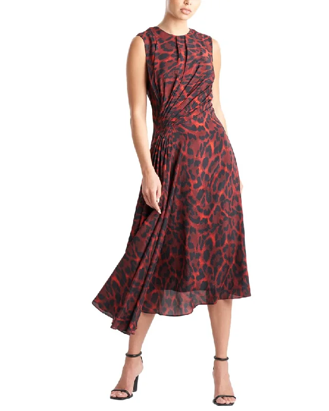 Natori Side Drape Silk Dress Luxury unclassified dresses