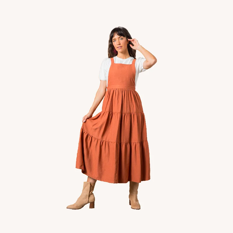 Overall Ruffle Tiered Dress High-end unclassified dresses