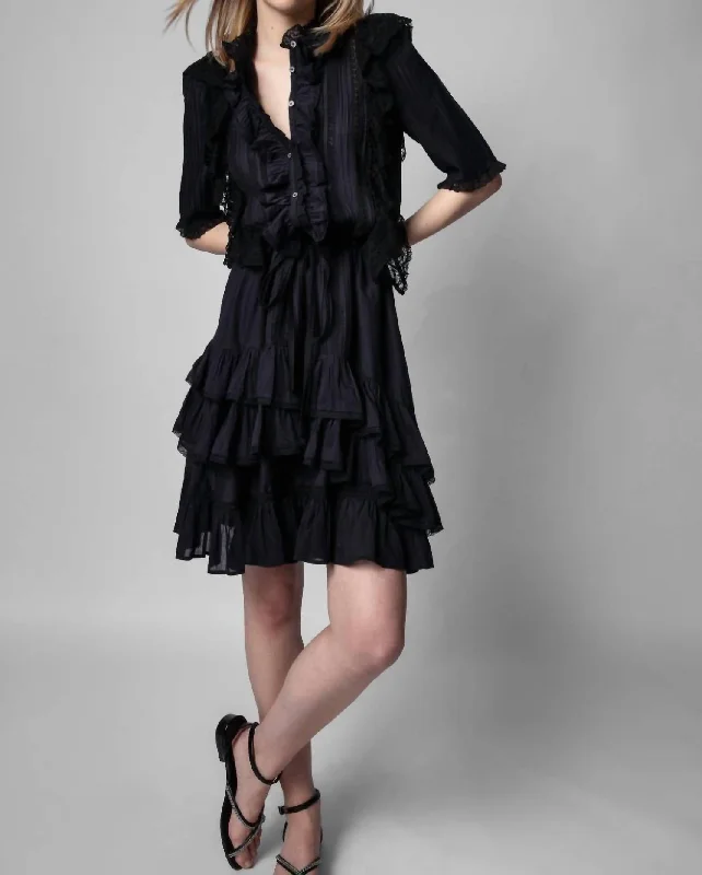 Ranky Dress in Black Floral unclassified dresses