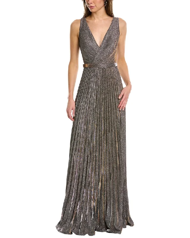 Rene by Rene Ruiz Metallic Gown Lace unclassified dresses