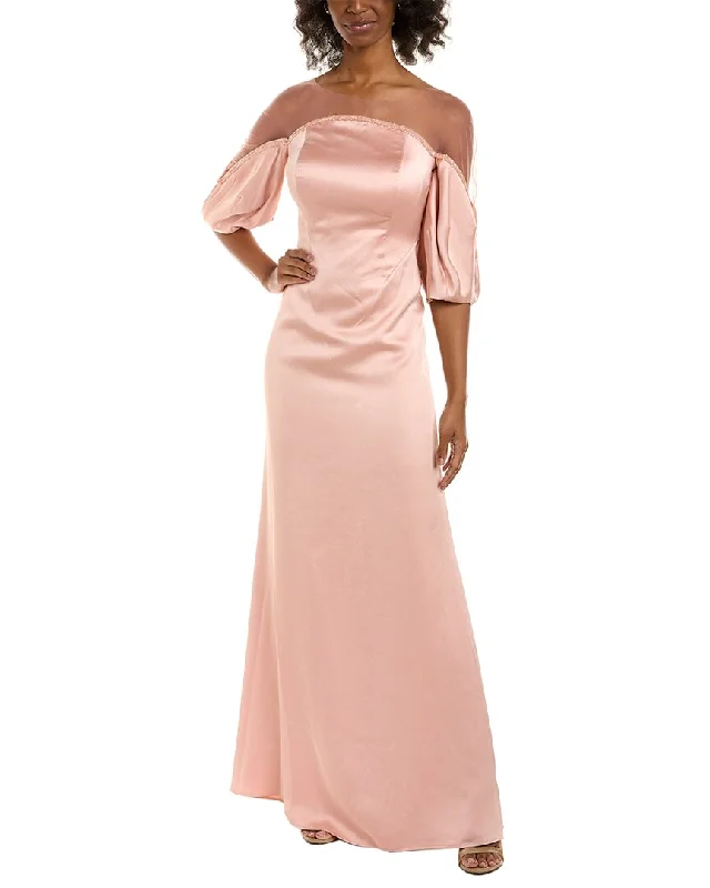 Rene Ruiz Crepe Gown Off-shoulder unclassified dresses