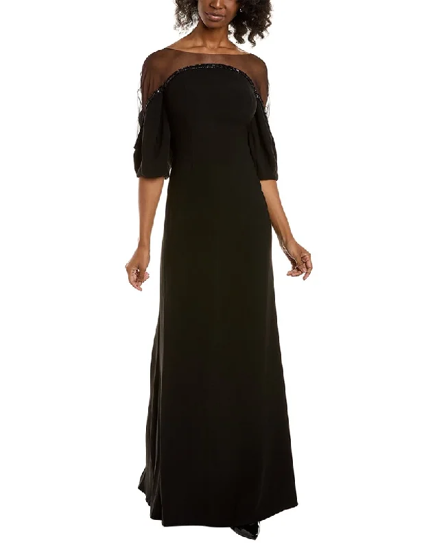 Rene Ruiz Crepe Gown Lace unclassified dresses