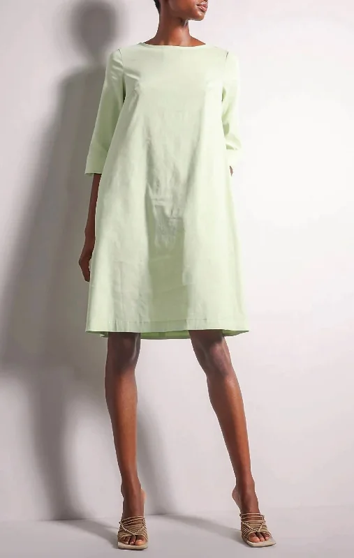 Rina Dress in Light Avocado Flowy unclassified dresses