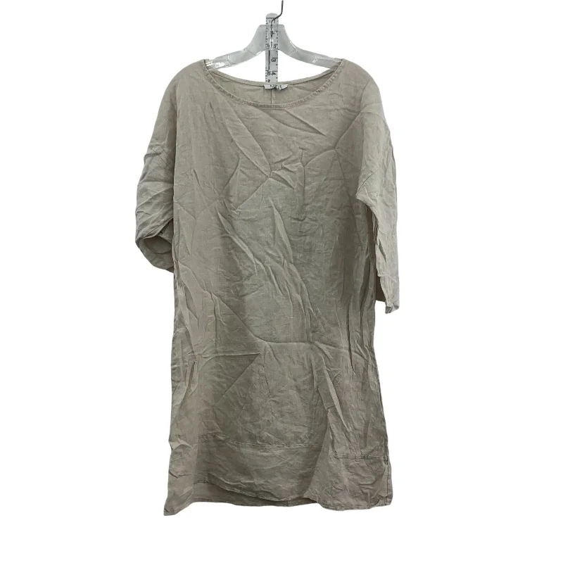 Rosemarine Cream Linen Women's Tunic Dress Cover Up Size S - Preowned Tulle unclassified dresses