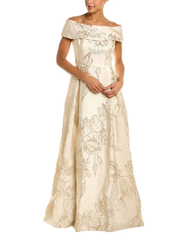 Teri Jon A-Line Gown Silk unclassified dresses