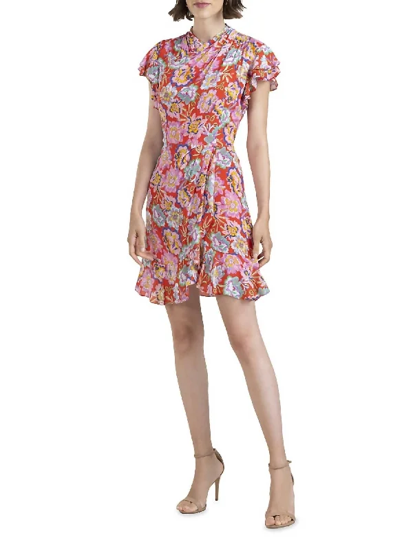 Tribeca Dress in Poppy Multi Stretchy unclassified dresses