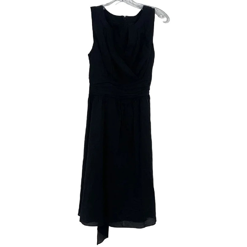 Women’s White House Black Market Black Cotton A-Line Dress, Size 4, Preowned Chiffon unclassified dresses