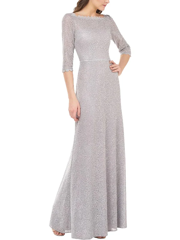 Womens Metallic Embellished Evening Dress Women's unclassified dresses