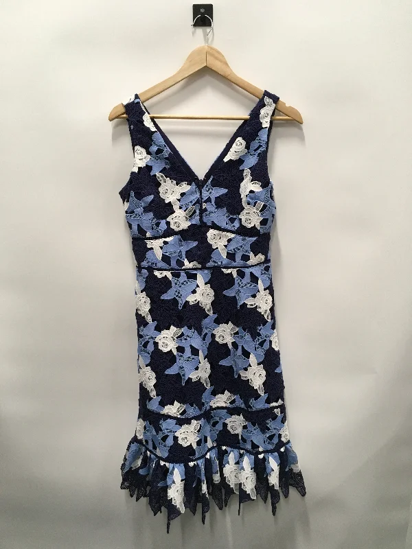 Blue Dress Party Midi Vineyard Vines, Size 4 Bright Midi Skirt